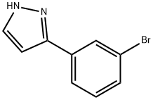 5-(3-BROMO-PHENYL)-1H-PYRAZOLE Structural