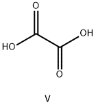oxalic acid, vanadium salt Structural
