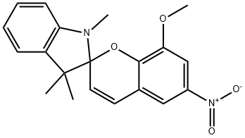 1' 3'-DIHYDRO-8-METHOXY-1' 3' 3'-TRI-ME& Structural