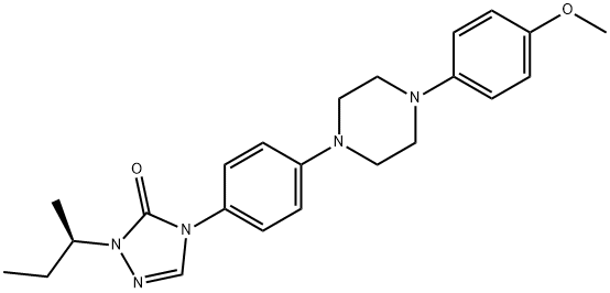 3H-1,2,4-TRIAZOL-3-ONE, 2,4-DIHYDRO-4-[4-[4-(4-METHOXYPHENYL)-1-PIPERAZINYL]PHENYL]-2-(1-METHYLPROPYL)-, (R)-