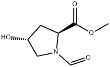 L-Proline, 1-formyl-4-hydroxy-, methyl ester, trans- (9CI) Structural
