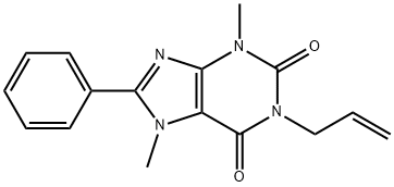 1-ALLYL-3,7-DIMETHYL-8-PHENYLXANTHINE Structural