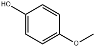 4-Methoxyphenol Structural