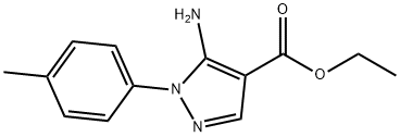 ETHYL 5-AMINO-1-(4-METHYLPHENYL)-1H-PYRAZOLE-4-CARBOXYLATE Structural