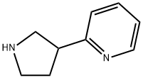 2-PYRROLIDIN-3-YLPYRIDINE Structural