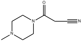 3-(4-METHYL-PIPERAZIN-1-YL)-3-OXO-PROPIONITRILE Structural