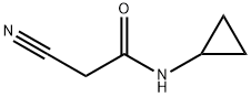 2-CYANO-N-CYCLOPROPYL-ACETAMIDE Structural