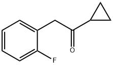 Cyclopropyl 2-fluorobenzyl ketone Structural