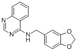 N-(1,3-BENZODIOXOL-5-YLMETHYL)-4-QUINAZOLINAMINE Structural