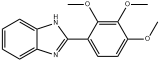 1H-BENZIMIDAZOLE, 2-(2,3,4-TRIMETHOXYPHENYL)- Structural