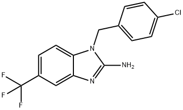 2-amino-1-(4-chlorobenzyl)-5-trifluoromethylbenzimidazole