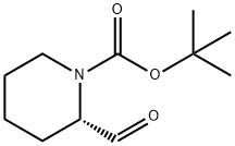 (S)-2-FORMYL-PIPERIDINE-1-CARBOXYLIC ACID TERT-BUTYL ESTER Structural