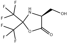 4-(HYDROXYMETHYL)-2,2-BIS(TRIFLUOROMETHYL)-5-OXAZOLIDINONE Structural