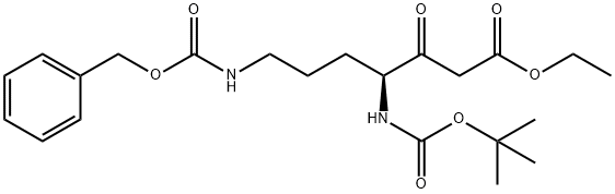 ETHYL 4(S)-BOC-AMINO-7-CBZ-AMINO-3-OXO-HEPTANOATE