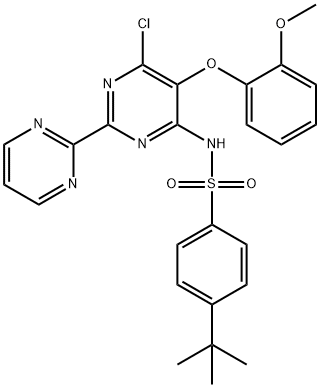 4-tert-Butyl-N-(6-chloro-5-(2-methoxyphenoxy)-2,2'-bipyrimidin-4-yl)benzenesulfonamide