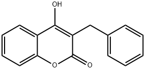 4-Hydroxy-3-benzylcoumarin Structural