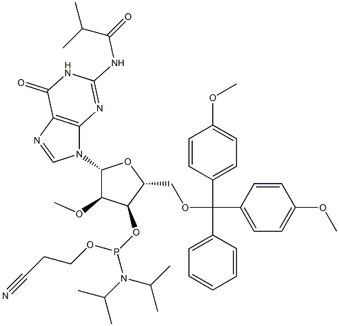 5'-O-(4,4-Dimethoxytrityl)-2'-O-methyl-N-isobutyrylguanosine-3'-(2-cyanoethyl-N,N-diisopropyl)phosphoramidite