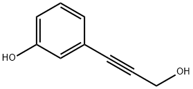 Phenol, 3-(3-hydroxy-1-propynyl)- (9CI) Structural