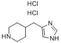 4-(1H-IMIDAZOL-4-YLMETHYL)PIPERIDINE 2HCL Structural