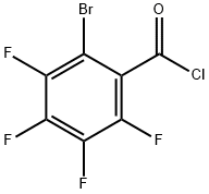 2-BROMO-3,4,5,6-TETRAFLUOROBENZOYL CHLORIDE Structural