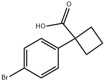 1-(4-BROMOPHENYL)CYCLOBUTANECARBOXYLIC ACID Structural