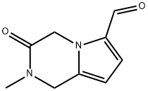 Pyrrolo[1,2-a]pyrazine-6-carboxaldehyde, 1,2,3,4-tetrahydro-2-methyl-3-oxo- (9CI) Structural
