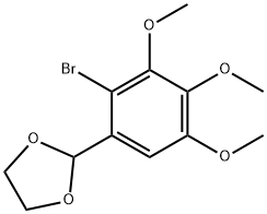 2-(2-BROMO-3,4,5-TRIMETHOXYPHENYL)-1,3-DIOXOLANE Structural