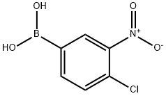 4-Chloro-3-nitrophenylboronic acid Structural