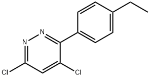 4,6-DICHLORO-3-(4-ETHYLPHENYL)-PYRIDAZINE Structural