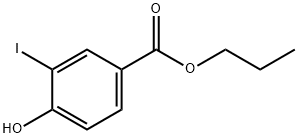 Propyl 4-hydroxy-3-iodobenzoate Structural