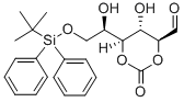 6-O-(TERT-BUTYLDIPHENYLSILYL)-D-GALACTAL CYCLIC CARBONATE Structural