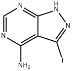 3-Iodo-1H-pyrazolo[3,4-d]pyrimidin-4-amine  Structural Picture