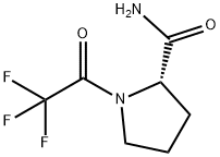 2-Pyrrolidinecarboxamide, 1-(trifluoroacetyl)-, (2S)- (9CI) Structural