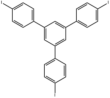 1,3,5-Tris(4-iodophenyl)benzene Structural