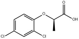 (R)-2-(2,4-Dichlorophenoxy)propanoic acid Structural