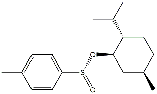 (1R,2S,5R)-(-)-MENTHYL (S)-P-TOLUENESULFINATE Structural