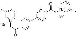 3-Picolinium, 1,1'-(p,p'-biphenylylenebis(carbonylmethyl))di-, dibromide