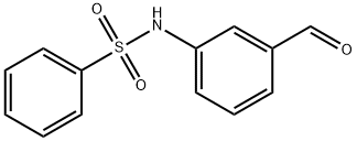 N-(3-FORMYLPHENYL)BENZENESULFONAMIDE Structural