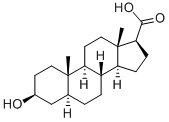 3-BETA-HYDROXY-5-ALPHA-ANDROSTANE-17-BETA-CARBOXYLIC ACID Structural