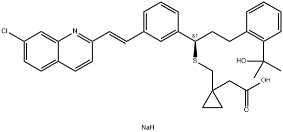 Montelukast sodium Structural Picture