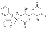 3,4-DI-O-ACETYL-6-O-(TERT-BUTYLDIPHENYLSILYL)-D-GLUCAL Structural