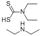 DIETHYLAMMONIUM DIETHYLDITHIOCARBAMATE Structural