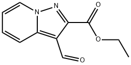 3-FORMYL-PYRAZOLO[1,5-A]PYRIDINE-2-CARBOXYLIC ACID ETHYL ESTER Structural