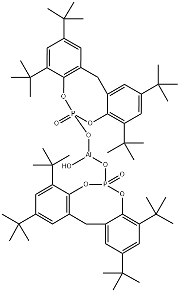 Aluminium hydroxybis[2,2'-methylen-bis(4,6-di-tert-butylphenyl)phosphate] Structural