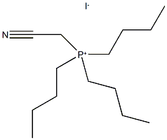 Tributyl(cyanomethyl)phosphanium iodide Structural