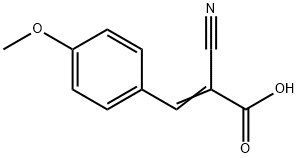 ALPHA-CYANO-4-METHOXYCINNAMIC ACID Structural