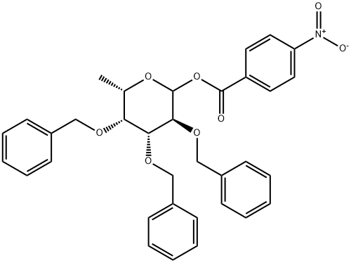 2,3,4-Tri-O-benzyl-1-O-(4-nitrobenzoyl)-L-fucopyranose