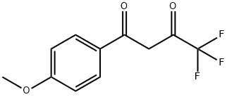 4,4,4-TRIFLUORO-1-(4-METHOXYPHENYL)-1,3-BUTANEDIONE Structural