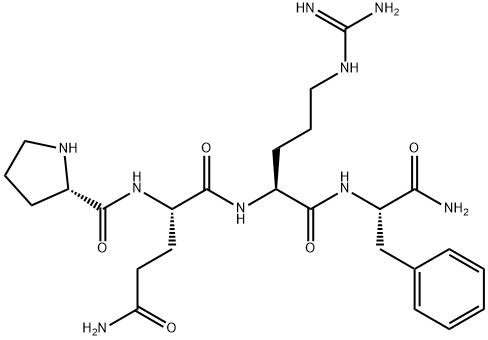 PRO-GLN-ARG-PHE-AMIDE TRIFLUOROACETATE SALT Structural