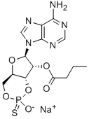 2'-O-MONOBUTYRYLADENOSINE-3',5'-CYCLIC MONOPHOSPHOROTHIOATE, RP-ISOMER SODIUM SALT